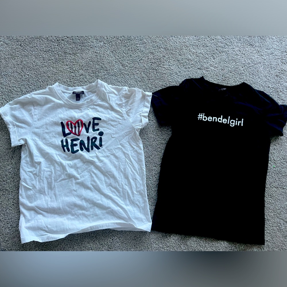 Barely used, excellent condition “Henri Bendel” t-shirts. 2 for 1 deal